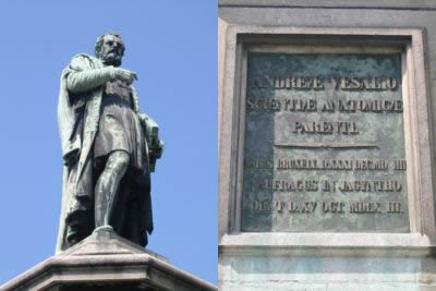 Vesalius statue in Brussels