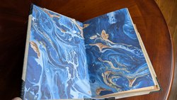 Marble endpapers Marble endpapers